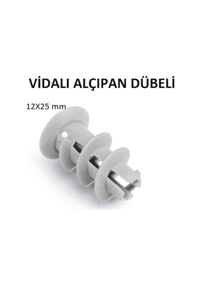 Vidalı Alçıpan Dübeli Drywall Dowel 500 Adet