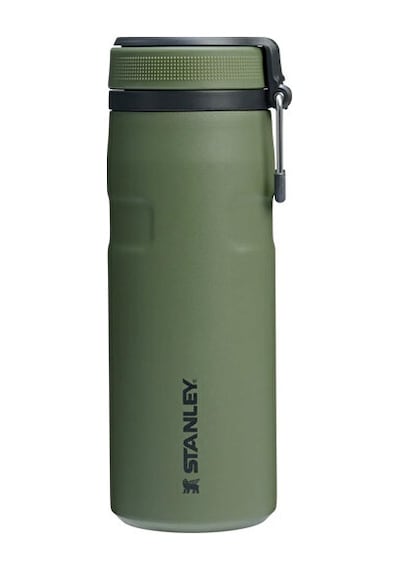Stanley The Iceflow Twist Flip 0.47 L Çelik Termos Haki