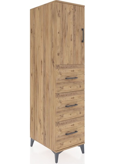 Kronos Dolap 2 Raflı 3 Çekmeceli Tek Kapaklı 44x59x182 Çam-çam Çam Kronos Dolap 2 Raflı 3 Çekmeceli Tek Kapaklı 44x59x182 Çam-çam Çam