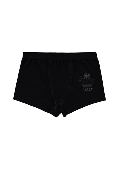 Artı Çorap-Kare Tekstil Artı Çorap Island Erkek 2'li Boxer Set - Standart