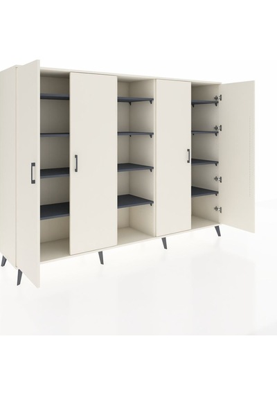 Hyperion Dolap 12 Raflı 4 Kapaklı 220x44x163 Aytaşı-aytaşı/antras Aytaşı-aytaşı/antrasit Hyperion Dolap 12 Raflı 4 Kapaklı 220x44x163 Aytaşı-aytaşı/antras Aytaşı-aytaşı/antrasit