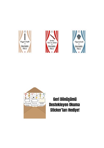 Neyzen Tevfik Ciltli + Darbe: Kan Ve Sultan Ciltli + Nizamülmülk Ciltli + Okuma Sticker'ları