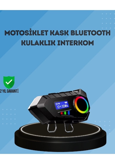 500mah Bataryalı Bluetooth 5.4 İnterkom Led Ekranlı Fm Destekli 13919859