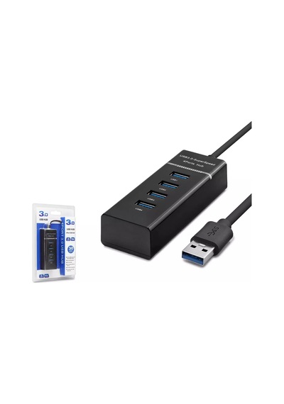 Bilgisayar Keyfi İçin 4 Çıkışlı 30cm Usb 3.0 Kablolu Çoklayıcı Hub