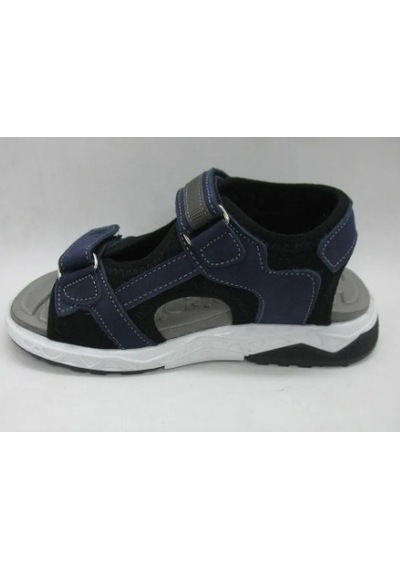 Toddler 490 Lacivert Doğal Deri Anatomik Taban Çocuk Sandalet 30-35 Lacivert