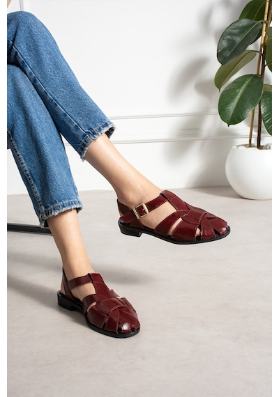 Wolk Shoes Asel Kadın Sandalet Bordo