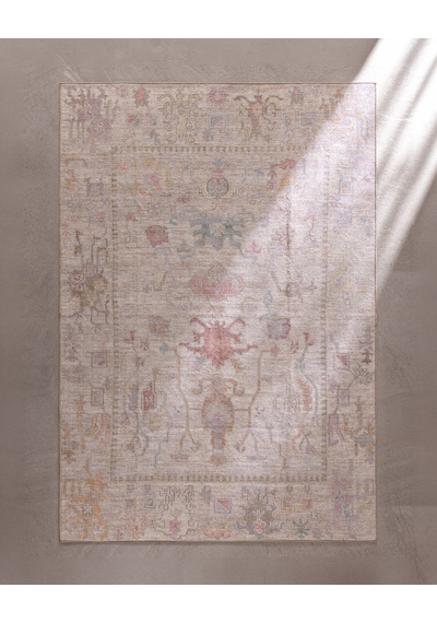 Madame Coco Vasco Halı - Bej - 160x230 Cm 8684427335024 Çok Renkli