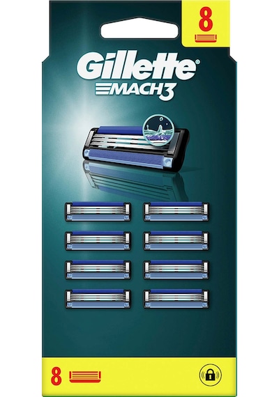 Gillette Mach3 Avantajlı Yedek Tıraş Bıçağı 8'li