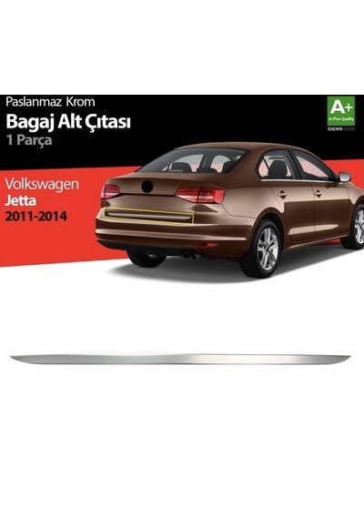 S-Dizayn Vw Jetta Krom Bagaj Alt Çıta 2011-2014