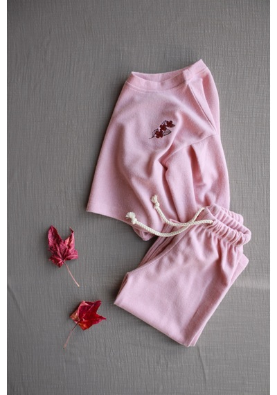 Oh La La Koala Gül Pastel Soft Touch Alt Üst Takım Mor