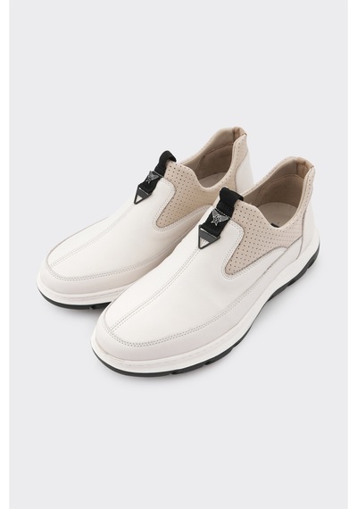 Derinet Comfort Taban Erkek Sneaker Kırık Beyaz Kırık Beyaz