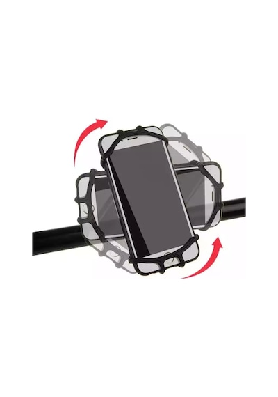 Bisiklet Motosiklet Silikon Telefon Tutucu Çok Renkli
