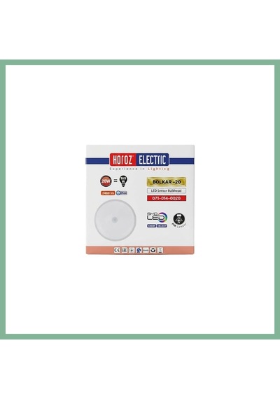 Bşkvirgo Horoz 20w Sensorlu Beyaz S/u Led Armatur 1 Adet Bsk2026