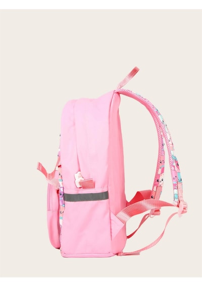 Supercute Two İn One Sırt Çantası - Pink Cat - Pembe