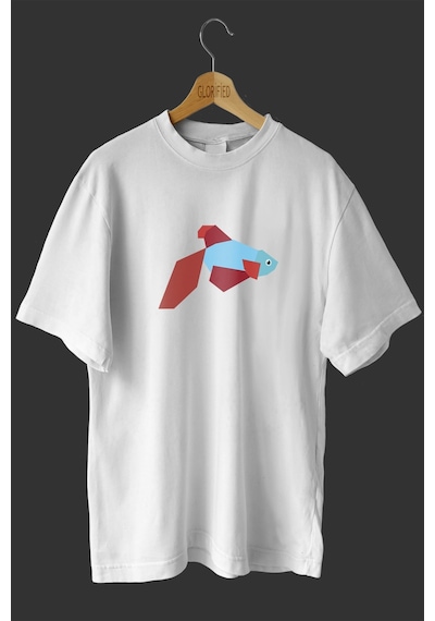 Noıssey -wed Lapistes Tasarım Baskılı Oversize T-shirt Tişört Beyaz
