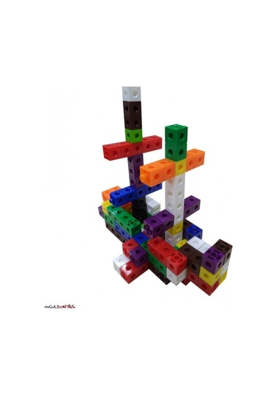 Esmay Geçmeli Birim Küpler 2x2x2 Cm 100 Parça Akıl Küpleri