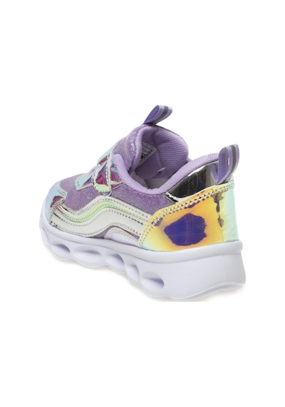 Buckhead 4246 Trioshiny Hologram Işıklı Kız Çocuk Spor Ayakkabı Lila