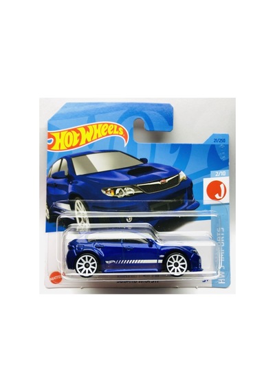 Yeni - New Subaru Wrx Stı Blue Mini Araba 1:64 Ölçek Hotwheels Marka 2/5 Çok Renkli