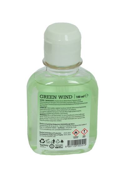 Revol 80 Derece Yeşil Çaylı Kolonya Eau De Cologne 100 ML
