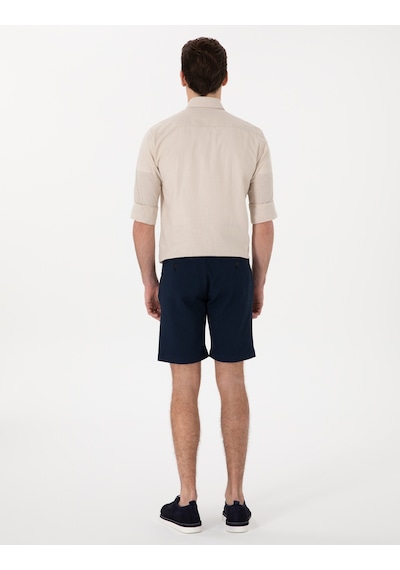 Pierre Cardin Erkek Lacivert Şort / Bermuda 50305289-vr033 Lacivert