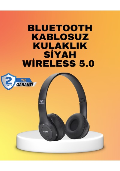 Mikrofonlu Kablosuz Kulaklık Uzun Pil Ömrü Ve Stereo Ses Performansı