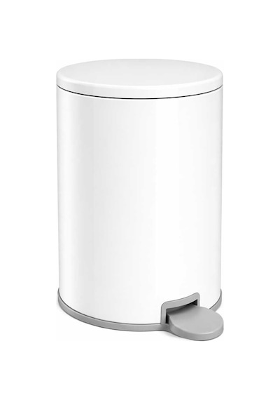 Cigo 3 Lt Banyo Mutfak Ofis Çelik Çöp Kovası - Beyaz-7308