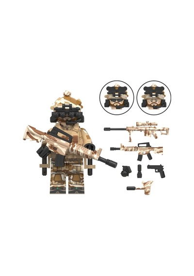 Ww2 Military Mini Figür Delta Special Forces W-032