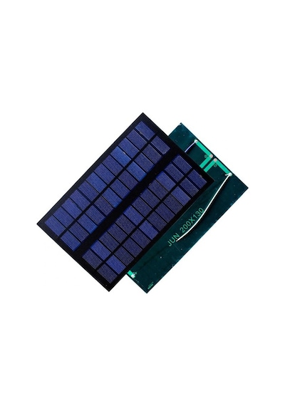 Güneş Paneli 20cmx13cm 12 Volt 500 mAh + ve - Uç Kablolu Solar
