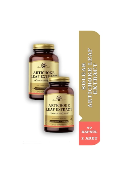 Solgar Artichoke Leaf Extract 60 Kapsül X 2 Adet