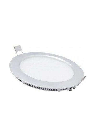 İnoled 6w Beyaz Işık Slim Led Panel Yuvarlak Alüminyum 2706-01