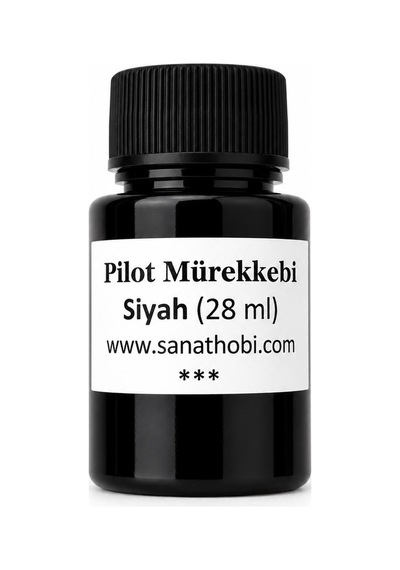 Pilot Parallel Pen Mürekkebi, Kaligrafi Pilot Mürekkebi, Koyu Siy Diğer