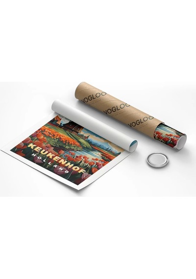 Çerçevesiz Poster Hollanda'nın Renkli Yüzü
