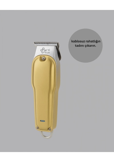 Berber Tipi Saç Sakal Kesme Makinesi Usb Şarjlı Sessiz Motorlu