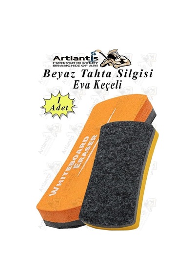 Yazı Tahta Silgisi Eva 1 Adet Beyaz Yazı Tahtası Silgisi Kaliteli Keçe Uçlu Eva Okul Sınıf Ofis Kuru Silgi
