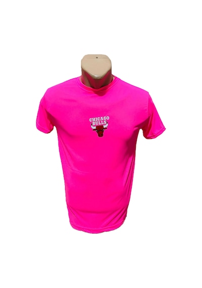 Pembe Chicago Bulls Tişört Pembe