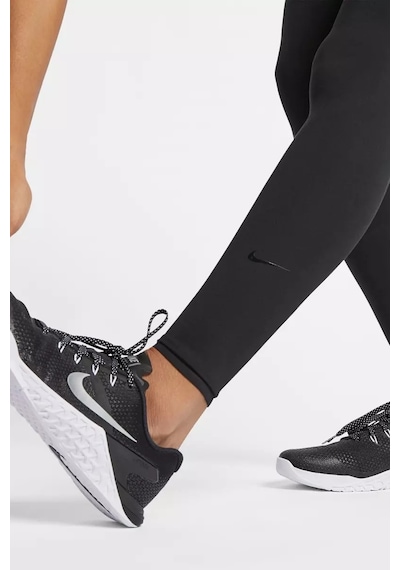 Nike Dri Fit One Luxe Full Length Leggins Women's Tigh Fit 3 Cepli Toparlayıcı Siyah Tayt Siyah