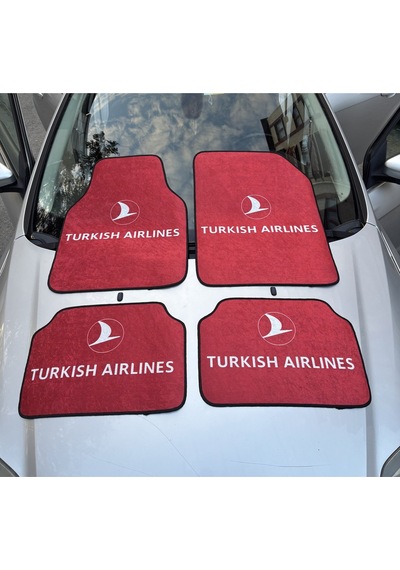 Lüx Oto Halı Paspas Desenli Yıkanabilir Universal Her Araca Uyumlu Turkish Air