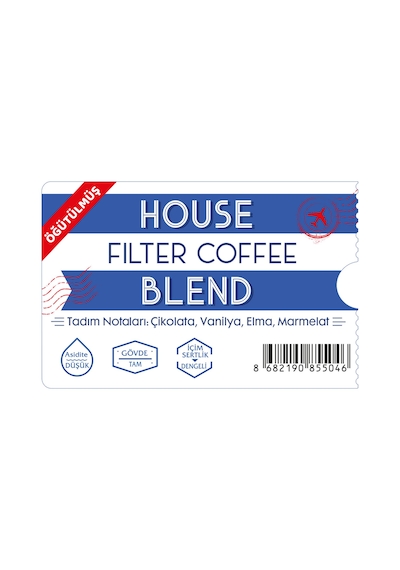 House Blend Filtre Kahve (Öğütülmüş Filtre Kahve) 1 KG
