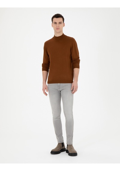 Pierre Cardin Erkek Taba Kazak /triko 50270055-vr099 Taba