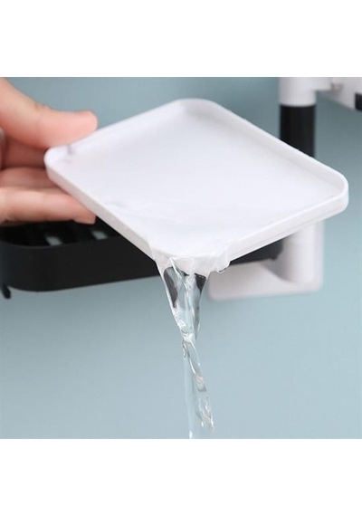 Çoklu Sabun Tutucu Fonksiyonel Banyo Sabunluk Sarı