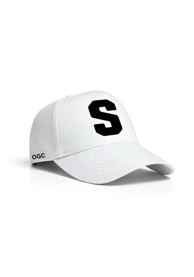Ogc S Harfi Unisex Şapka Beyaz