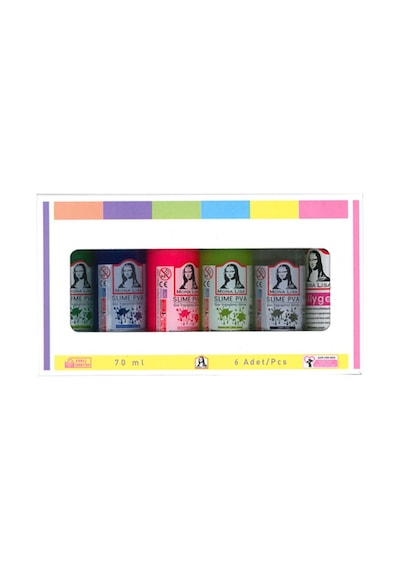 Südor Mona Lisa 6'lı Slime Seti 70 Ml Sl06