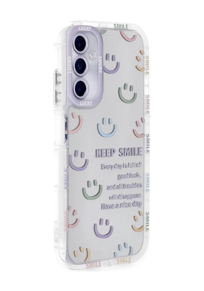 Samsung Galaxy Uyumlu, A05s Kılıf Reflexion Desenli Kapak - Desen 2