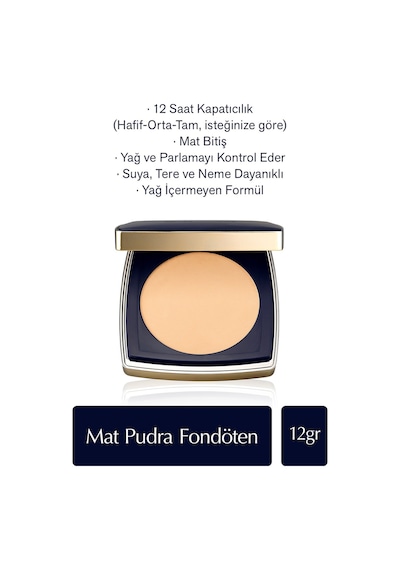 Estee Lauder Double Wear Matte Powder-Foundation SPF10 3W1