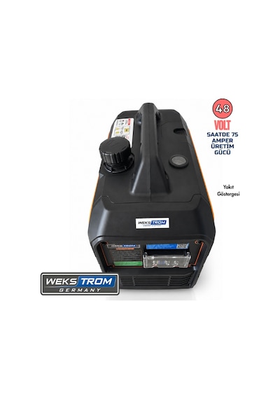Wekstrom Germany 48 Volt, 3500 Wattt Dc Jeneratör Otomatik Akü Şarj Jeneratörü
