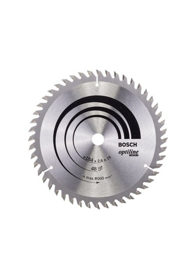 184 16 Mm Ahşap İçin Daire Testere Bıçağı, 48 Diş