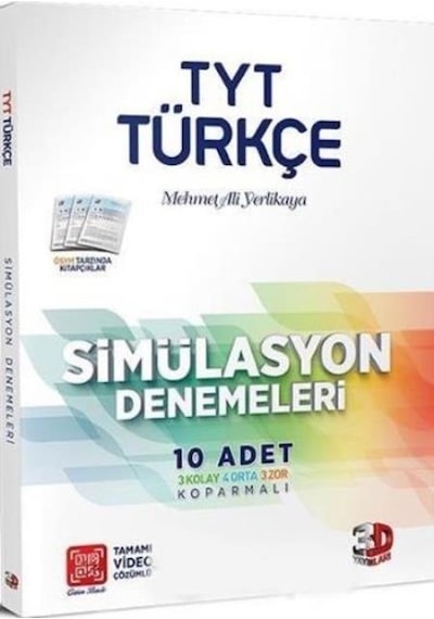 Tyt Türkçe Deneme Sınavı Simülasyon - Çözüm 3D Yayınları