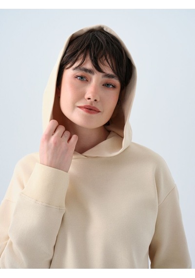 LOFT Regular Fit Kadın Sweatshirt Lf2038736 Q1.v1 Ekru