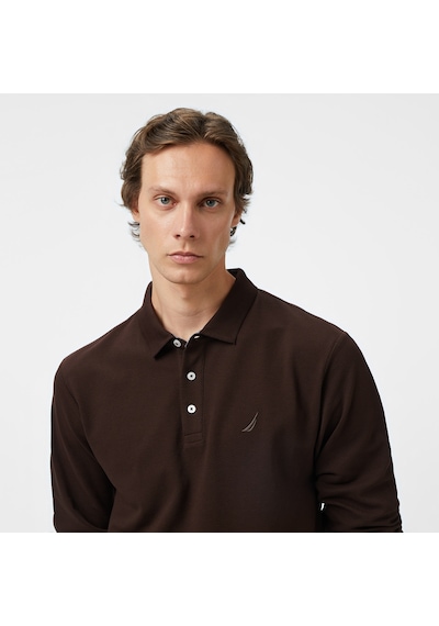 Nautica Erkek Kahverengi Classic Fit Polo 026 K57042t Kahverengi