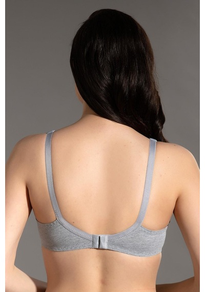 New Bra Kadın Toparlayıcı Desteksiz Gri Sütyen 3c3t1n7o50 001